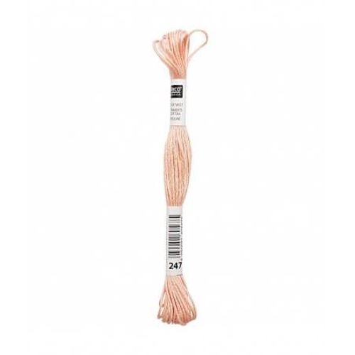Fil À Broder Mouliné Uni - Rico Design 247 Rose