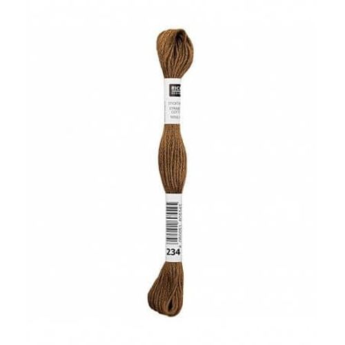 Fil À Broder Mouliné Uni - Rico Design 234 Marron
