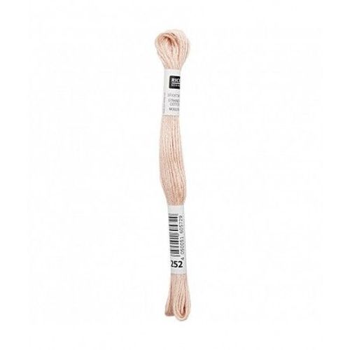 Fil À Broder Mouliné Uni - Rico Design 252 Rose