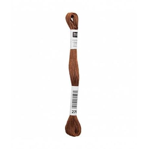 Fil À Broder Mouliné Uni - Rico Design 278 Marron