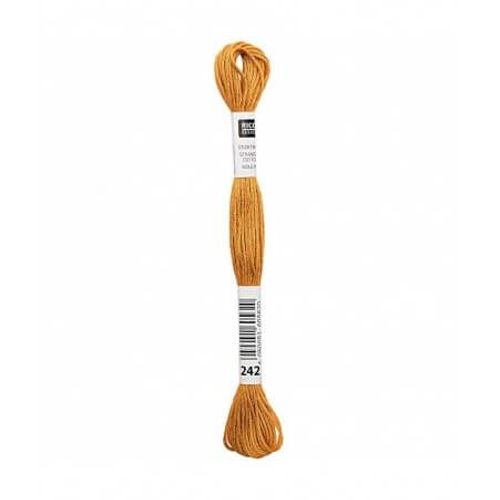 Fil À Broder Mouliné Uni - Rico Design 242 Marron