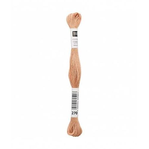 Fil À Broder Mouliné Uni - Rico Design 270 Marron