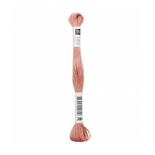 Fil À Broder Mouliné Uni - Rico Design 264 Rose