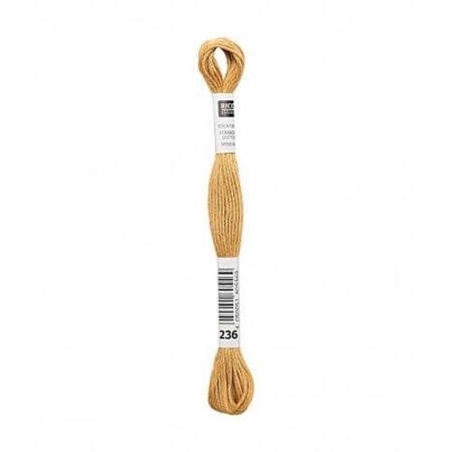 Fil À Broder Mouliné Uni - Rico Design 236 Marron