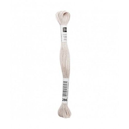 Fil À Broder Mouliné Uni - Rico Design 286 Gris