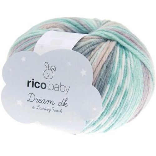 Fil À Tricoter Rico Rico Baby Dream Lux Touch - Rico Design 029 Vert Seaside