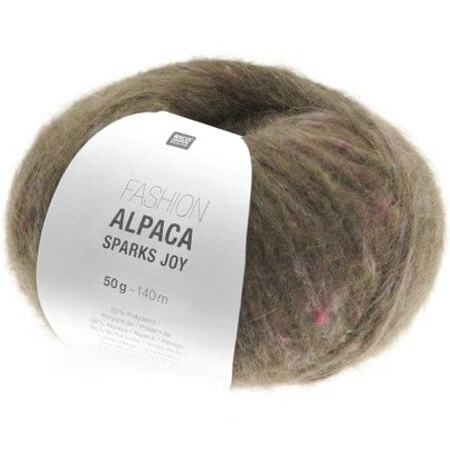 Pelote D'alpaga À Tricoter Fashion Alpaca Sparks Joy - Rico Design 07 Taupe Marron