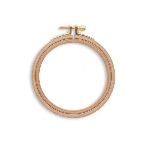Cadre À Broder Hêtre Love Diamètre 10 Cm - Prym Naturel Marron