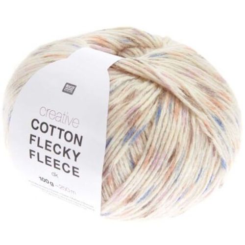 Pelote De Coton Creative Cotton Flecky Fleece Dk - Rico Design Multicolore (003 - Retro)