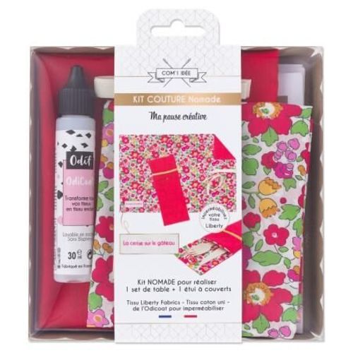 Kit Set De Table Nomade En Tissu Liberty ® Vendu Au Mètre