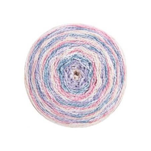 Pelote De Coton Creative Cotton Stripes Dk 250gr - Rico Design Multicolore (005 - Rainbow)
