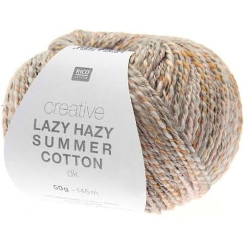 Pelote De Coton À Tricoter Creative Lazy Hazy Summer Cotton - Rico Design 021 Écru