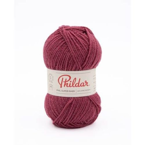 Pelote De Laine À Tricoter Super Baby - 25gr - Phildar - Certifié Oeko-Tex Orchidee Rose