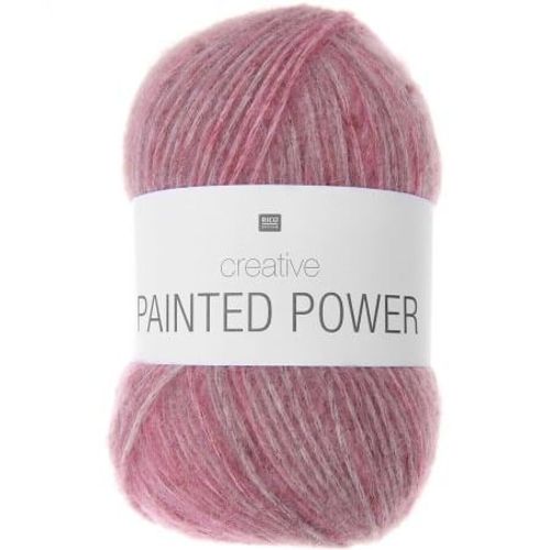 Pelote De Laine Creative Painted Power - 100gr - Rico Design 03 Rose Berries