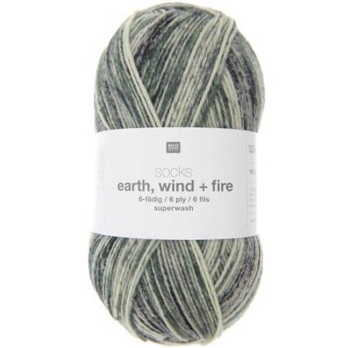 Laine À Chaussette Socks Earth Wind + Fire 6 Fils - Rico Design 04 Vert Forest