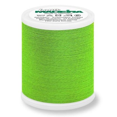 Laissez Libre Cours À Votre Créativité Avec Le Fil À Broder Lana N°12 De Madeira - 200m Pour Brodeuse Et Surjeteuse 3908 Vert Printemps