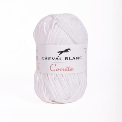 Pelote De Coton Comète - Cheval Blanc 011 Blanc