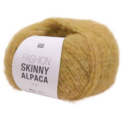 Pelote De Laine Et Alpaca À Tricoter Fashion Skinny Alpaca Aran - Rico Design 04 Jaune