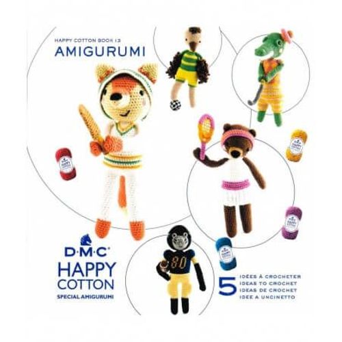 Happy Cotton - Book 13 - Les Animaux Sportifs - Dmc Blanc