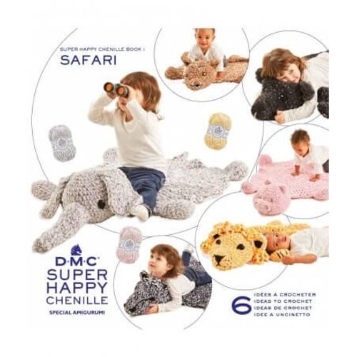 Super Happy Chenille - Book 1 - On Safari - Dmc Multicolore