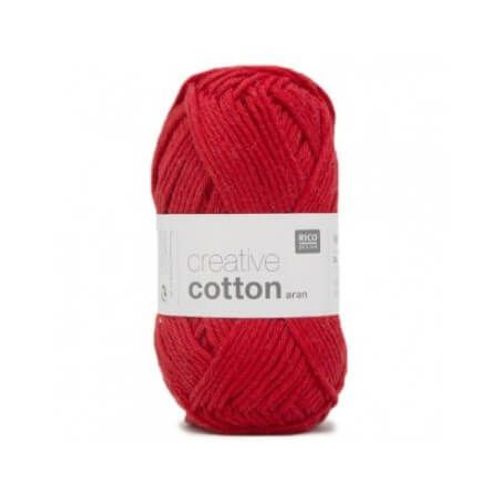 Pelotes De Fil À Tricoter Creative Cotton Aran De Rico Design - Laissez Libre Cours À Votre Créativité Avec Douceur Et Style ! 86 Aqua Vert
