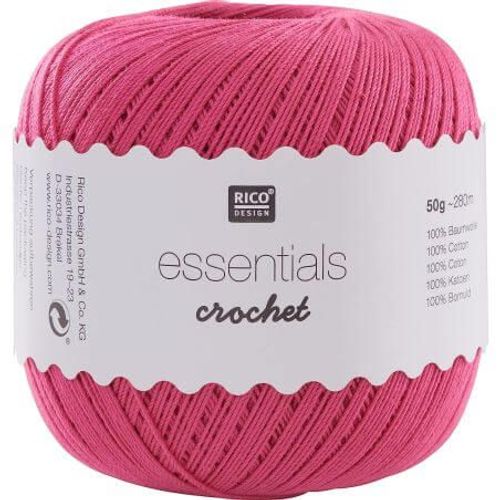 Coton À Crocheter Essentials Crochet - Rico Design 05-Fuchsia