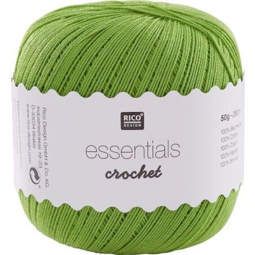 Coton À Crocheter Essentials Crochet - Rico Design 09-Vert Clair