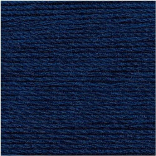 Pelotes De Fil À Tricoter Creative Cotton Aran De Rico Design - Laissez Libre Cours À Votre Créativité Avec Douceur Et Style ! 35 Bleu Marine