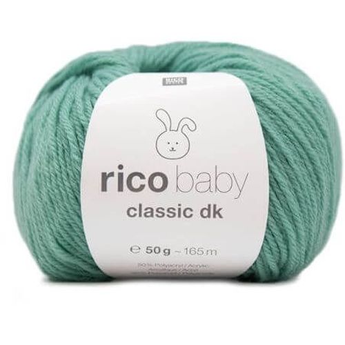 Fil Layette À Tricoter Rico Baby Classic Dk - Créez Des Tenues Douces Et Confortables Pour Bébé - Rico Design 25 Vert