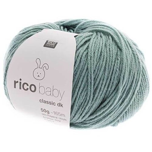 Fil Layette À Tricoter Rico Baby Classic Dk - Créez Des Tenues Douces Et Confortables Pour Bébé - Rico Design 54 Vert
