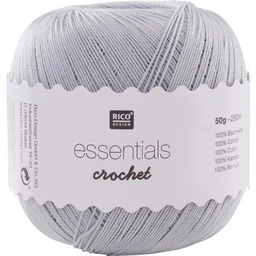 Coton À Crocheter Essentials Crochet - Rico Design 17-Smokey Blue