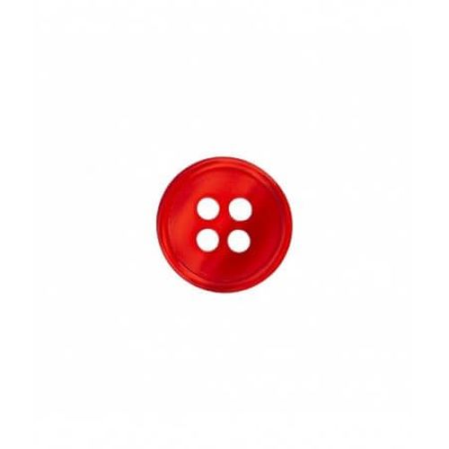 Boutons Chemises 4 Trous 12mm X 4 - Prym Rouge