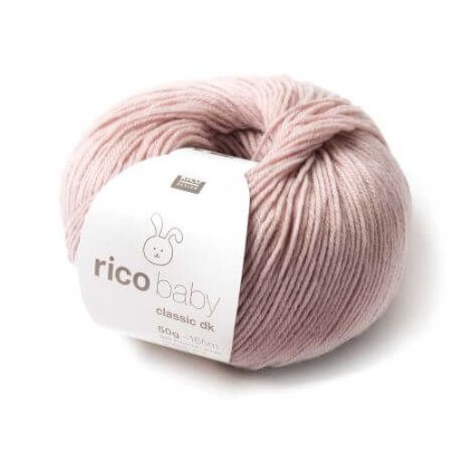 Fil Layette À Tricoter Rico Baby Classic Dk - Créez Des Tenues Douces Et Confortables Pour Bébé - Rico Design 40 Violet