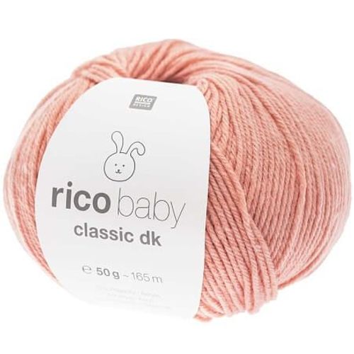 Fil Layette À Tricoter Rico Baby Classic Dk - Créez Des Tenues Douces Et Confortables Pour Bébé - Rico Design 57 Rose