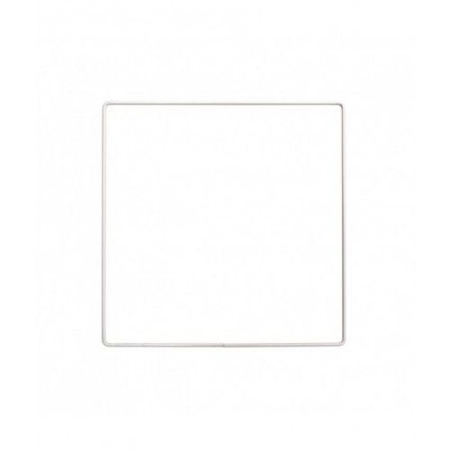 Anneau De Métal Carre Blanc 20 Cm Et 30 Cm Pour Décoration Murale - Rico Design 20 Cm Blanc