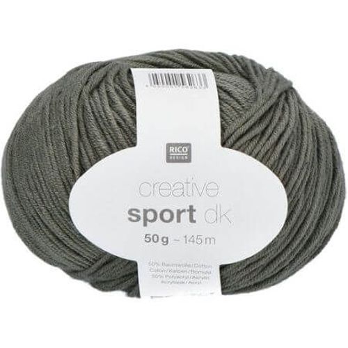 Coton À Tricoter Creative Sport Dk - Rico Design 18 Gris
