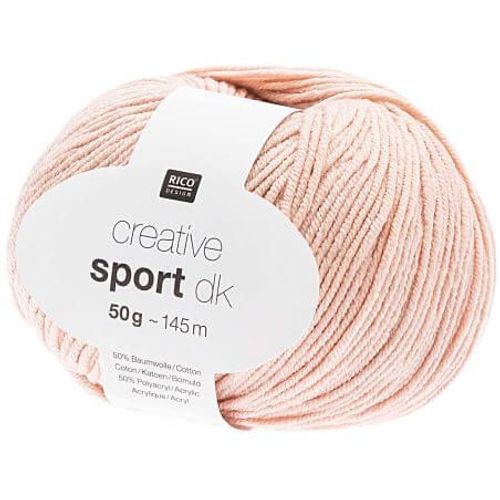 Coton À Tricoter Creative Sport Dk - Rico Design 19 Rose