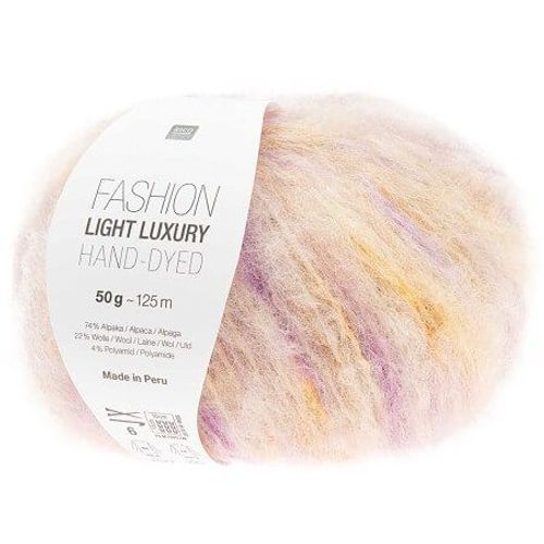Découvrez L'élégance Naturelle : Pelote De Laine Et Alpaga Light Luxury Hand-Dyed De Rico Design 04 Bleu