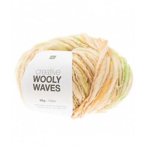 Pelote De Laine Creative Wooly Waves - Rico Design 01 Vert