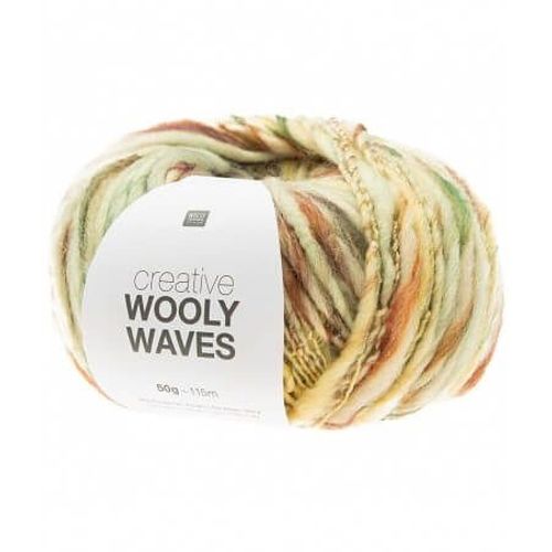 Pelote De Laine Creative Wooly Waves - Rico Design 04 Vert