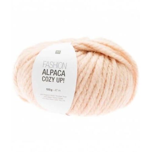 Pelote 100gr Laine Et Alpaga Fashion Alpaca Cozy Up - Rico Design 02 Rose