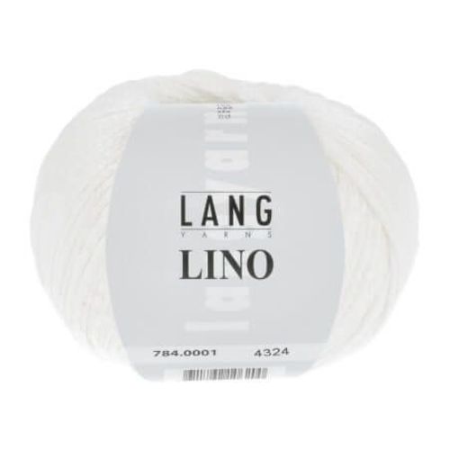 Pelote De Lin À Tricoter Lino - Lang Yarns 1 Blanc