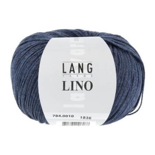Pelote De Lin À Tricoter Lino - Lang Yarns 10 Bleu