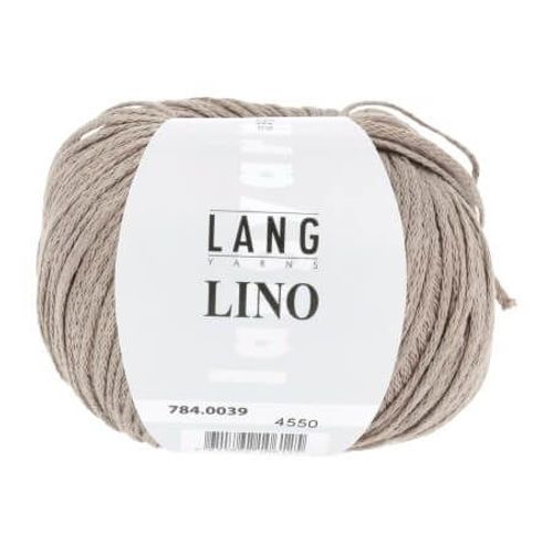 Pelote De Lin À Tricoter Lino - Lang Yarns 39 Marron