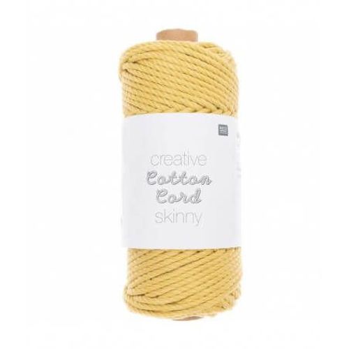 Creative Cotton Cord Skinny - Rico Design 2 Jaune