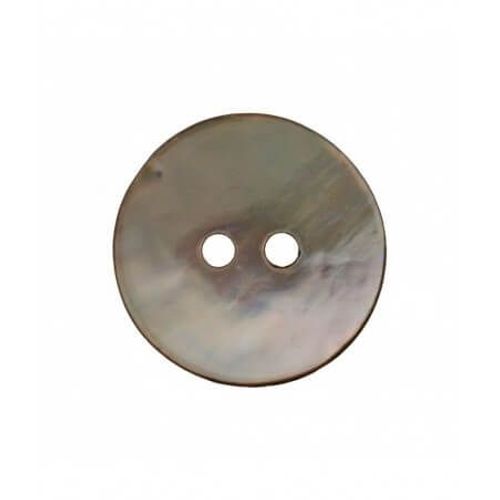 Bouton Nacre 2 Trous 23mm - Prym Gris