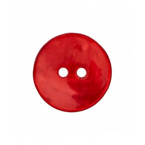 Bouton Nacre 2 Trous 23mm - Prym Rouge