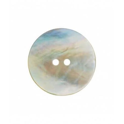 Bouton Nacre 2 Trous 23mm - Prym Blanc