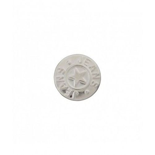 Bouton Jeans Métal Pied Étoile 18mm - Prym Argent
