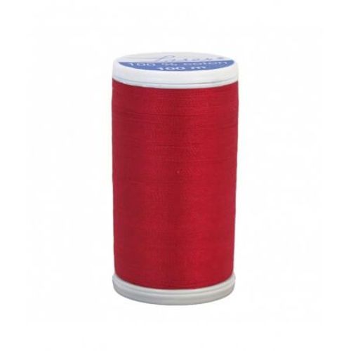 Fil À Coudre Laser 100% Polyester 100m Universel De Distrifil : Solidité Et Éclat Pour Vos Créations Couture 3506 Rouge